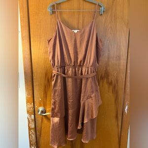 VENUS Sienna Asymmetrical Satin Dress